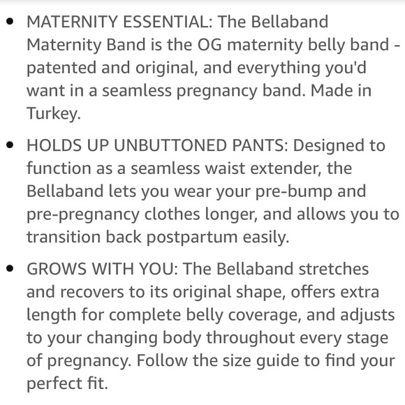 NEW! BeBand Maternity Belly Band Size M/L Black 3/$20 Sale! - Picture 5 of 10
